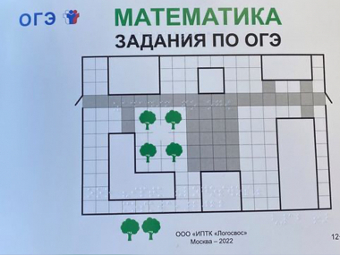 превью публикации Незрячие школьники смогут готовиться к ОГЭ по математике, используя рельефно-графическое пособие